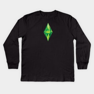 SIMS 3 PLUMBOB Kids Long Sleeve T-Shirt